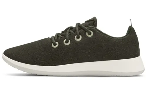 Allbirds Wool Runner Fabric Slip Resistant Low top Casual Shoes Women's Black Forest