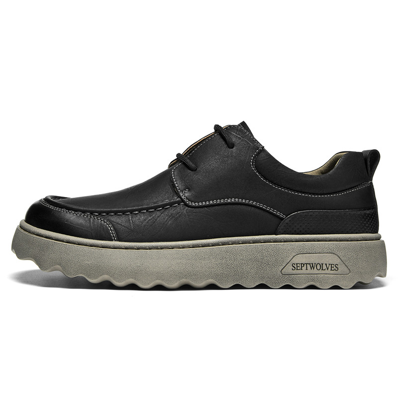 Septwolves, classic retro trend comfortable fashionable universal wear-resistant shoes all-season for work and office, non-slip lightweight casual footwear