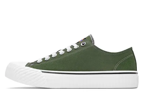 Dickies Canvas Shoes Unisex Low Top Army Green