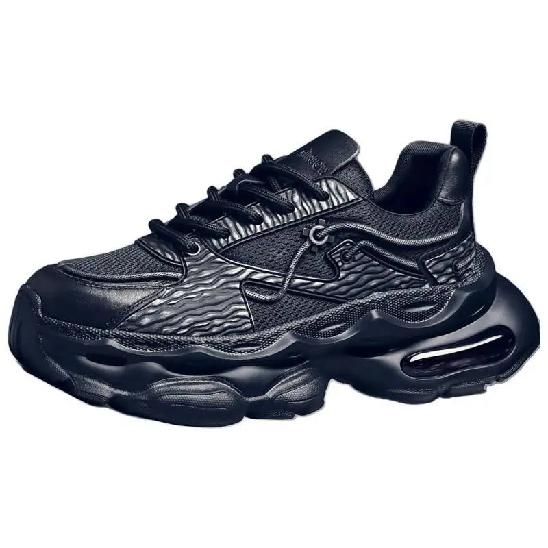 JANE HARLOW Fabric Low top Chunky Sneakers Men's Black