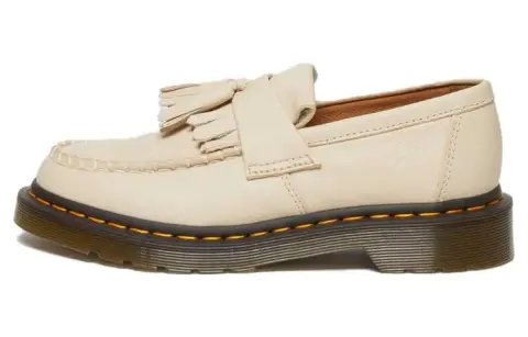 Dr. Martens Dr.Martens Adrian Virginia Leather Tassel Loafers 'Parchment Beige' Women's