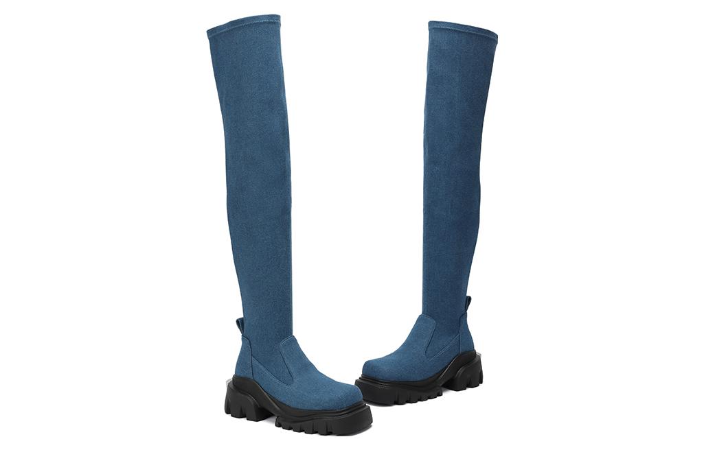 DAPHNE LAB Candy Series Knee High Over The Knee Boots Women's