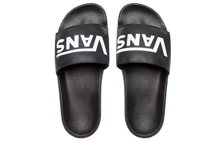 Шлепанцы Vans Slide-On (черные) — фото 4