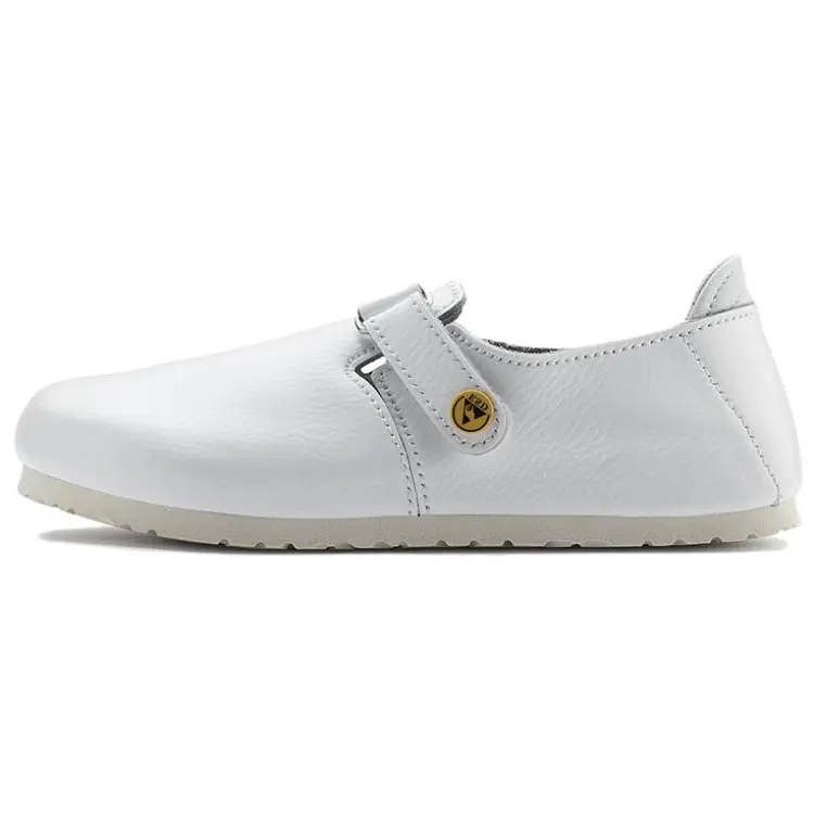 Birkenstock Cow Leather Low top Casual Shoes Unisex White