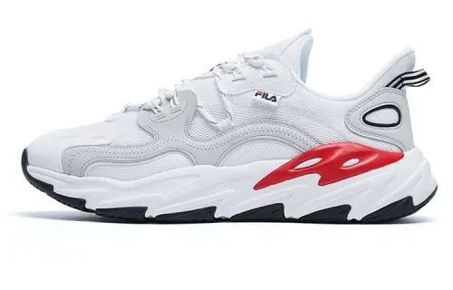 FILA Wave Low Top Shoes 'White Red Grey'