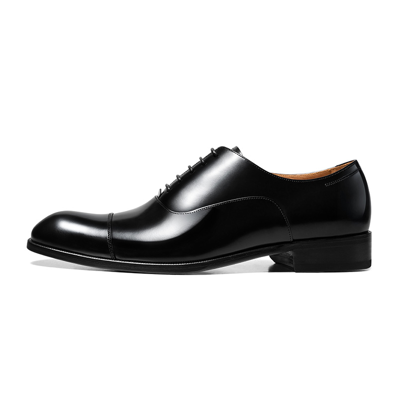THOM WILLS Universal leather classic fashionable black oxford shoes English style, British style, simple and elegant design