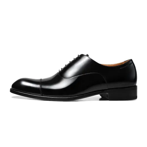 THOM WILLS Universal leather classic fashionable black oxford shoes English style, British style, simple and elegant design