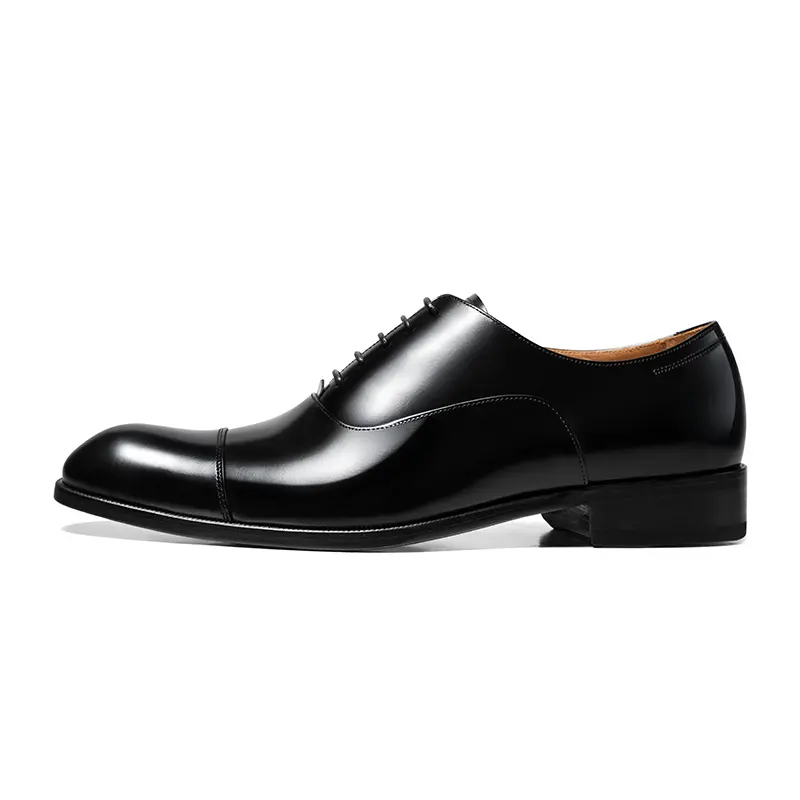 THOM WILLS Universal leather classic fashionable black oxford shoes English style, British style, simple and elegant design