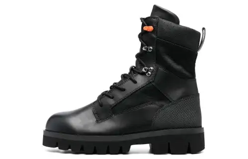 HERON PRESTON Lace-up Combat Boots