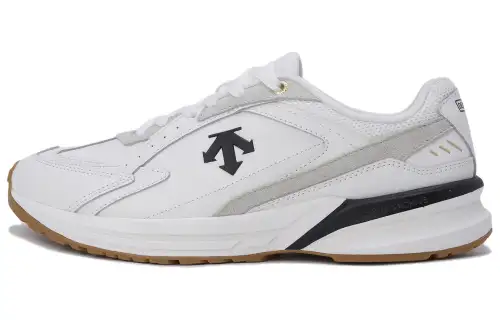 DESCENTE Cron Hyper Cushioning, Wear Resistant Low top Casual Shoes Unisex White Black