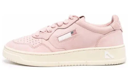 AUTRY Leather Skateboard Shoes Women's Pink