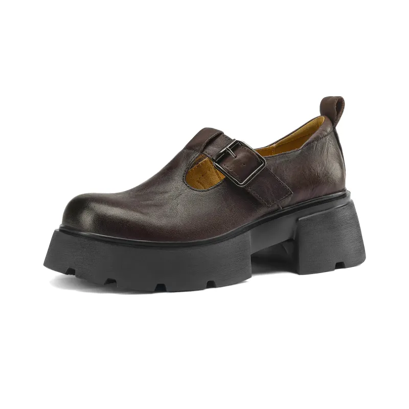 D FUSE SCANDINAVIA Ballet Flats Top Grain Cow Leather Loafers Women's
