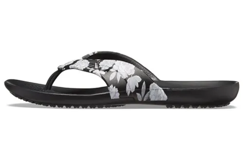 Crocs Kadee Summer Flip Flops Black Women's