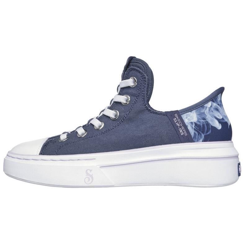 Snoop Dogg x Skechers Snoop One Abrasion Resistant Low top Casual Shoes Women's Marine Blue