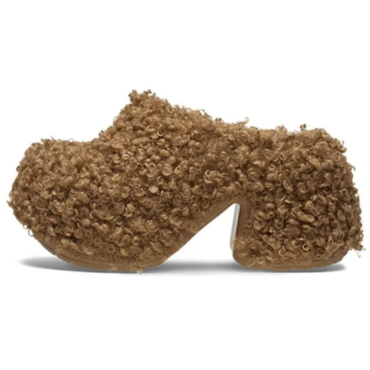 Crocs EVA Closed Toe Slippers Unisex Brown