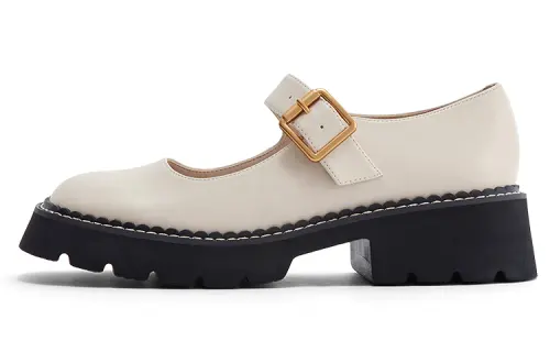 CHARLES&KEITH Platform Shoes Women's Pink White