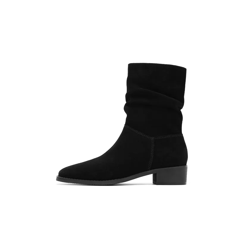 HARSON Ankle Boots Women's Black/Khaki