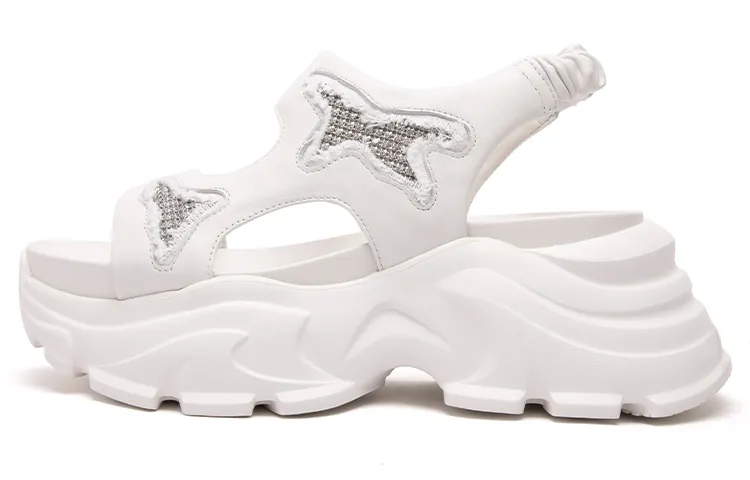PACO GIL Stylish Sandal 7cm Women's White