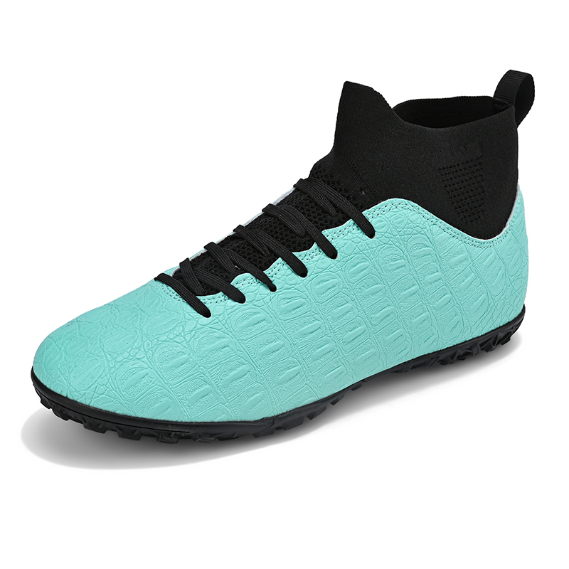 SHUANGDING TF Turf Artificial Turf Synthetic Leather Slip Resistant Slip Resistant Soccer Shoes Unisex