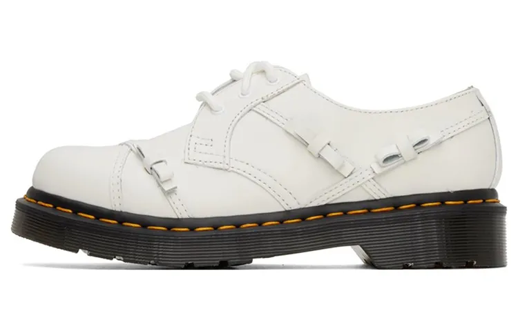 Dr. Martens 1461 Bow Smooth Leather Oxford Shoes 'White' Women's