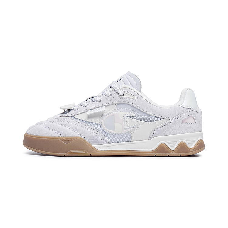 Женские кеды Champion Campus Trainer (серо-белые)