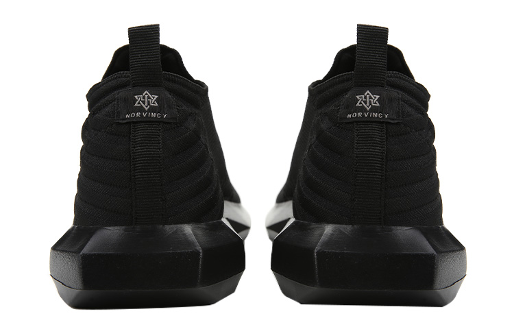 NORVINCY Breathable And Lightweight Low top Running Shoes Unisex Black