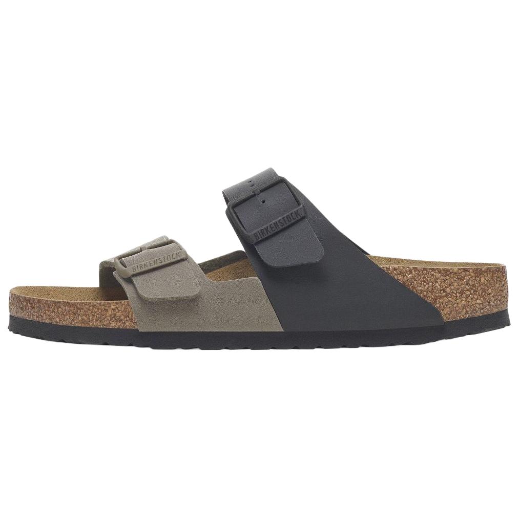 Шлепанцы Birkenstock Arizona Split (черно-серые)