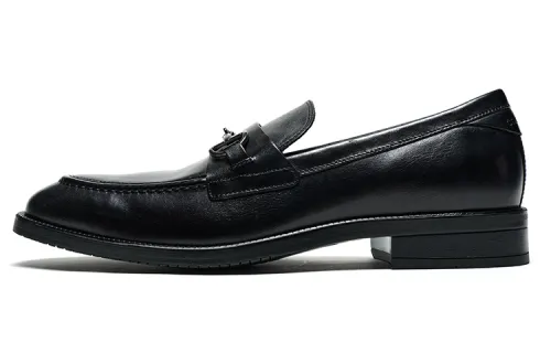 COLE HAAN Top Grain Cow Leather Casual Shoes Men's Black