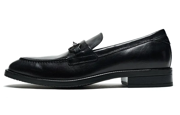 COLE HAAN Top Grain Cow Leather Casual Shoes Men's Black