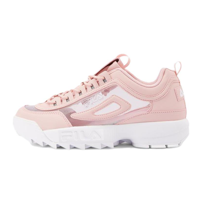 FILA Disruptor 2 Abrasion Resistant Breathable Abrasion Resistant Breathable Low top Casual Shoes Women's Pink