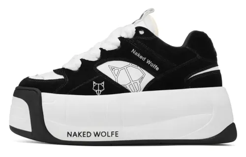 Naked Wolfe Snatch Leather Stylish Skateboarding Shoes Women's Black