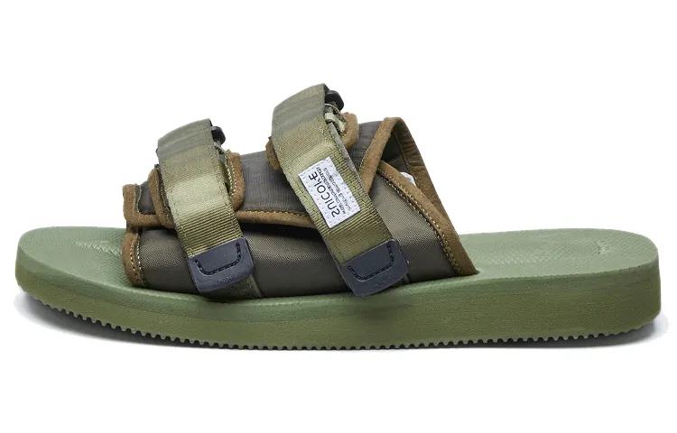 Suicoke Slip Resistant Slide Slippers Men's Olive Green