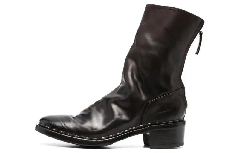 PREMIATA Leather Ankle Boots Men's Brown