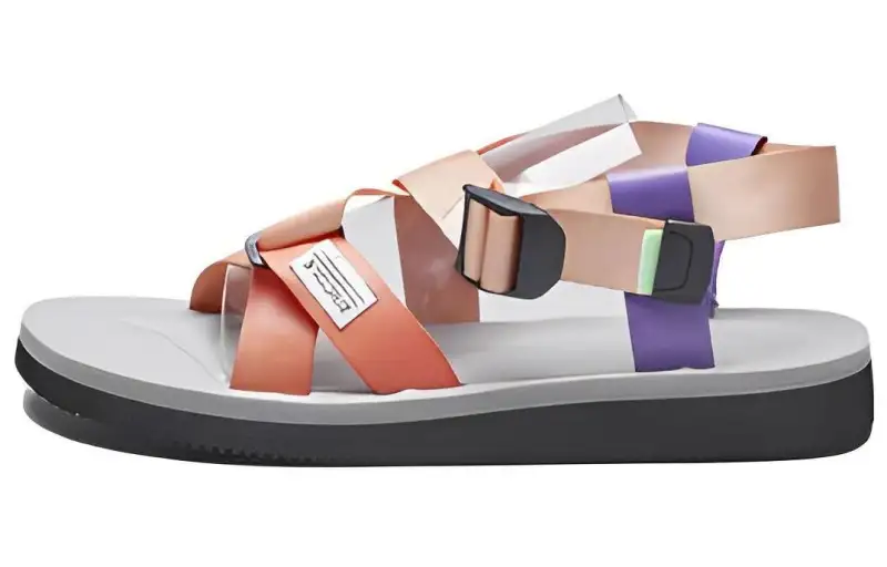 Suicoke Beach Sandals Men's Pink Gray