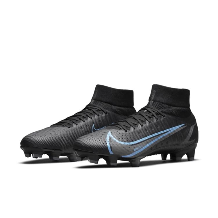 Мужские бутсы Nike Superfly 8 Pro (черно-синие) — фото 3