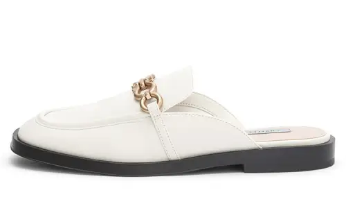 CHARLES&KEITH Pu Comfortable Women's Casual Shoes Women's Pink White