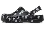 Crocs Baya Seasonal Printed Clogs 'Black Daisy'