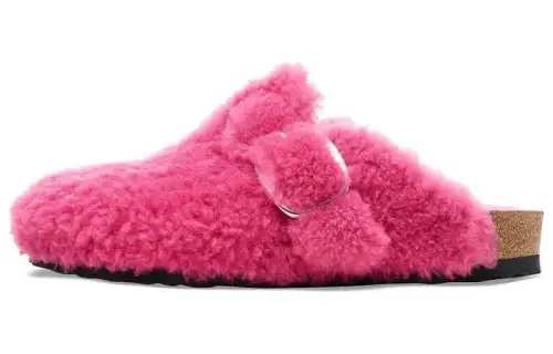Birkenstock Closed Toe Slippers Women's Magenta Narrow
