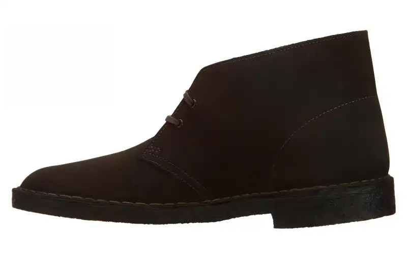 Clarks Originals Suede Ankle Boots Men's Dark Brown