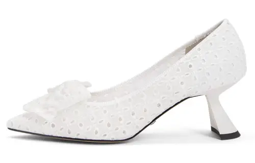 CHARLES&KEITH Wedding Slim Heel High Heels Women's White