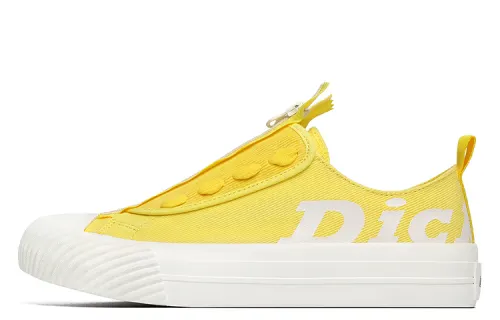 Dickies Canvas Shoes Unisex Low Top Yellow