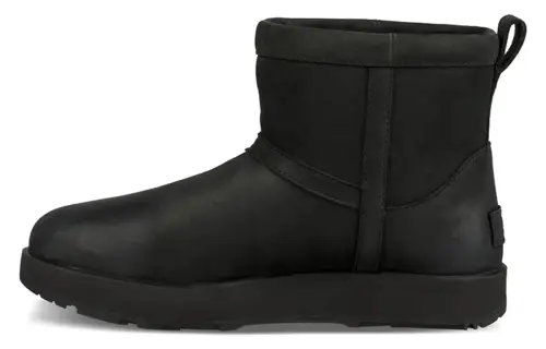 UGG Classic Mini Leather Waterproof 'Black' Women's
