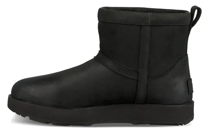 UGG Classic Mini Leather Waterproof 'Black' Women's