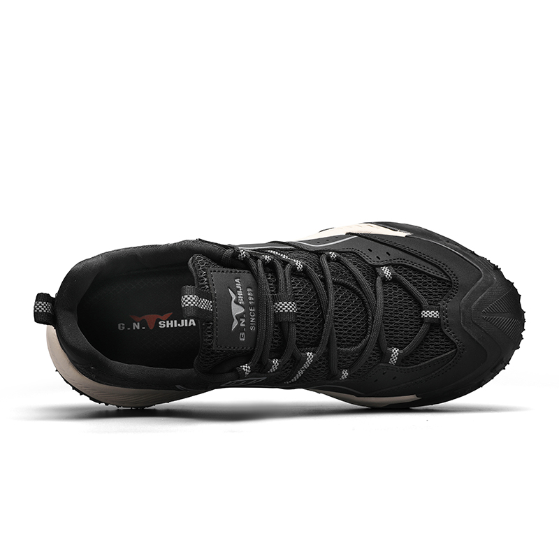 G.N.SHIJIA Synthetic Leather Cushioning Abrasion Resistant Breathable Support Height Increasing Rebound Grip