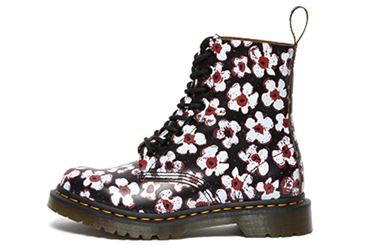 Dr.Martens Martin 1460 Pascal trendy and versatile Martin boots for women, black and white