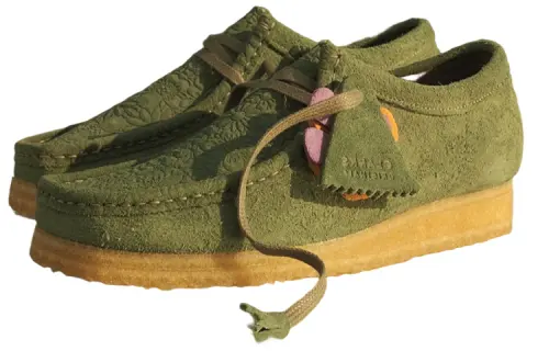 SIZE x Clarks WALLABEE Men's Casual Shoes Men's Green