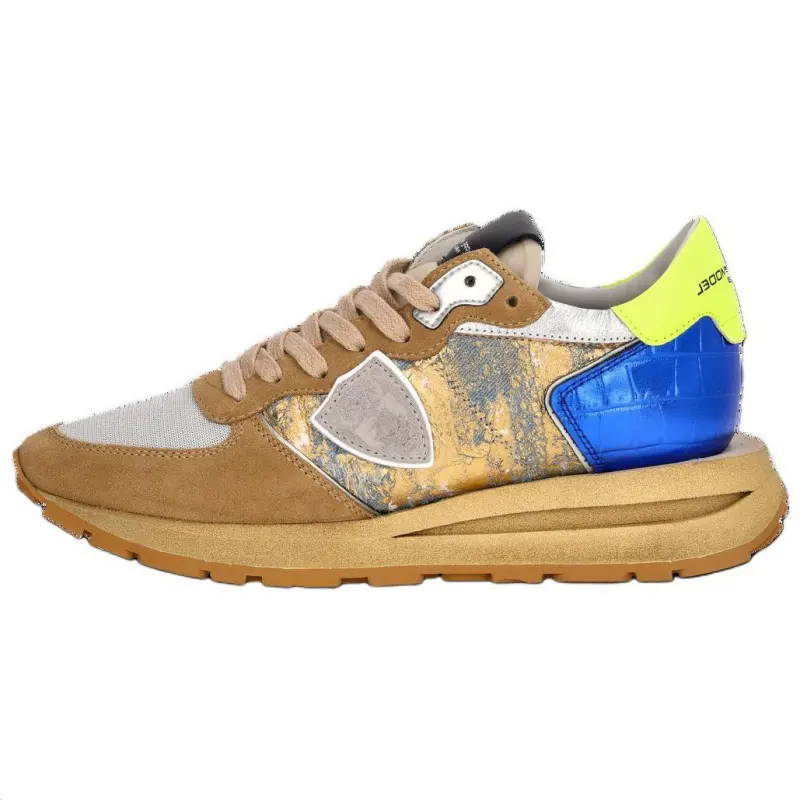 PHILIPPE MODEL Low top Casual Shoes Women's Beige Blue