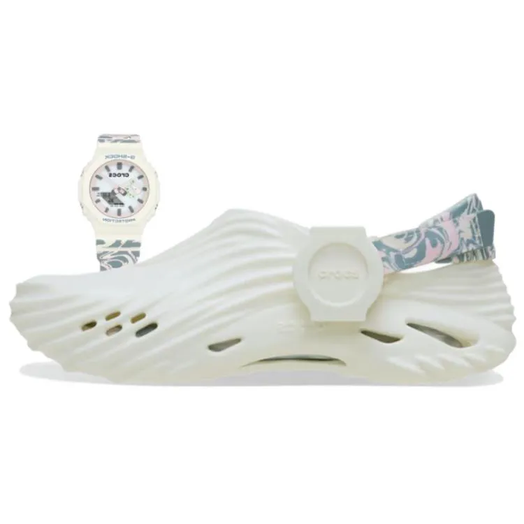 G SHOCK x Crocs Echo Wave Clogs Unisex Beige