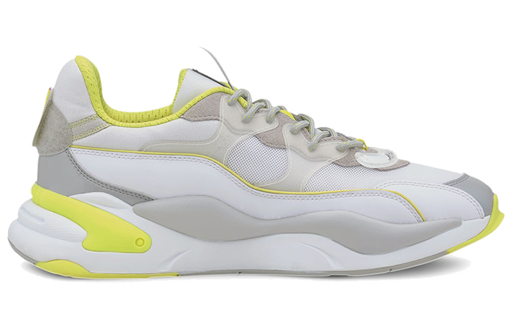 Кроссовки PUMA RS-2K Zapatillas (белый / желтый / серый) — Белый / жёлтый / серый — фото 2