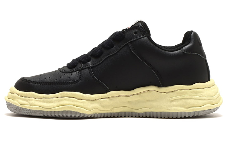 MIHARA YASUHIRO Maison MIHARA YASUHIRO Wayne Leather Low Black Cream Sole
